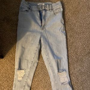 PacSun light wash high rise skinny jeans, brand new, size 27 = size 4/6
